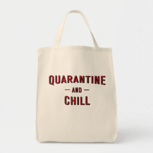 Bolso De Tela Cuarentena y Chill