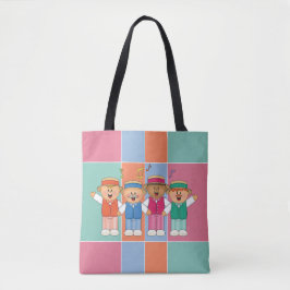 Bolso De Tela Cuarteto de Barberos JollyKins