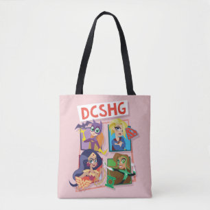 Bolso De Tela Cuarteto de Chicas Super Héroes de DC