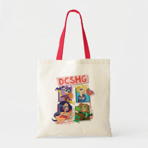 Bolso De Tela Cuarteto de Chicas Super Héroes de DC