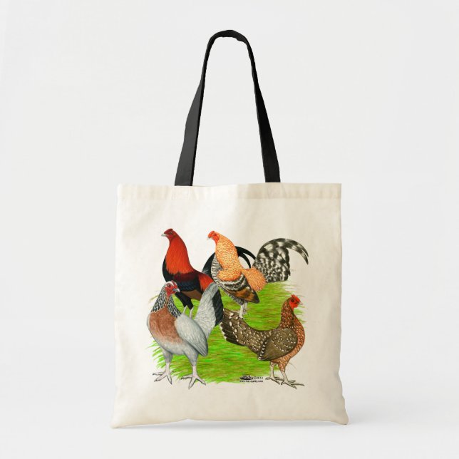 Bolso De Tela Cuarteto de juego en inglés antiguo (Frente)