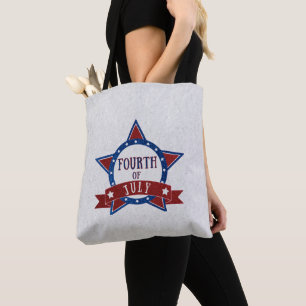 Bolso De Tela Cuatro De Julio Brillante