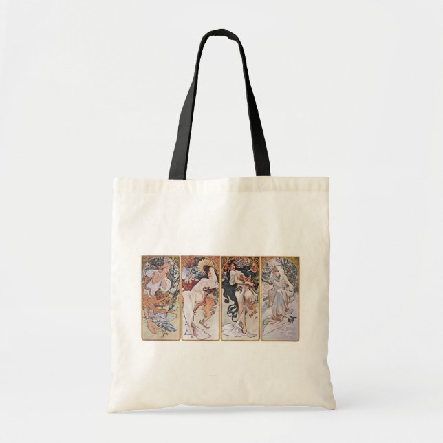 Bolso De Tela Cuatro estaciones, Mucha (Frente)