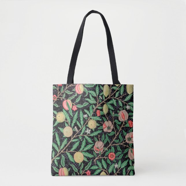 Bolso De Tela Cuatro frutas, William Morris (Anverso)