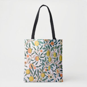 Bolso De Tela Cuatro frutas, William Morris