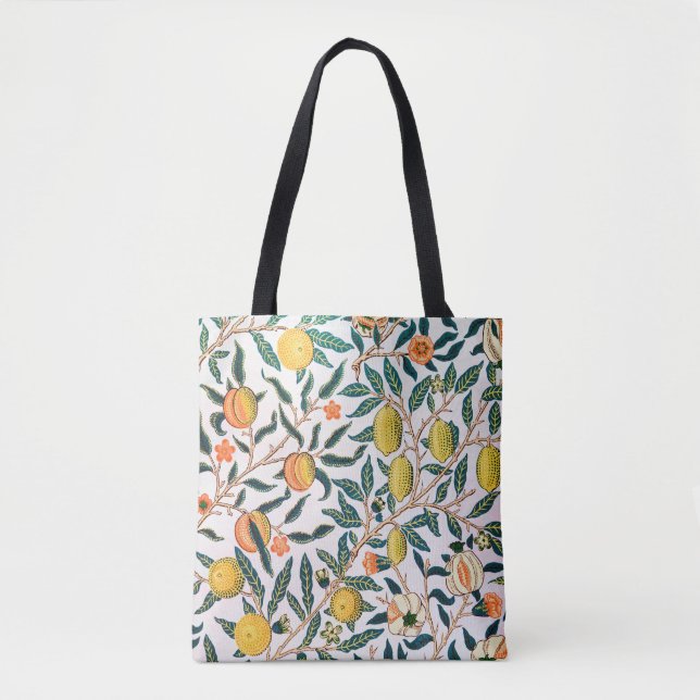Bolso De Tela Cuatro frutas, William Morris (Anverso)