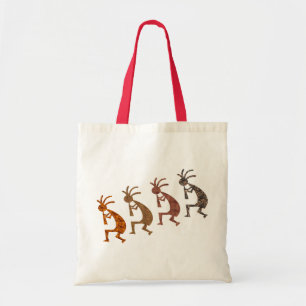 Bolso De Tela Cuatro Kokopelli