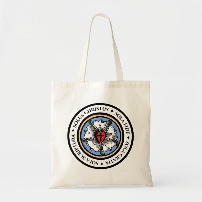 Bolso De Tela Cuatro Solas - Luterano (Frente)
