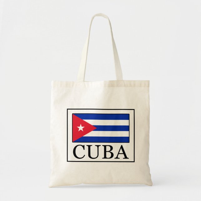 Bolso De Tela Cuba (Frente)