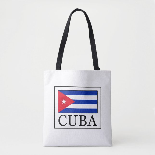Bolso De Tela Cuba (Anverso)