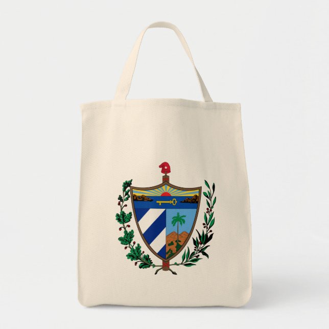 Bolso De Tela cuba coat of arms (Frente)