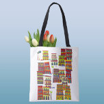 Bolso De Tela Cuba de La Habana<br><div class="desc">Arte urbano contemporáneo moderno basado en La Habana,  Cuba. Colores vibrantes y detalles divertidos. Arte original de Nic Squirrell.</div>