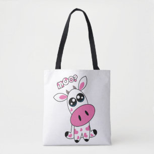 Bolso De Tela Cubierta blanca de fresa