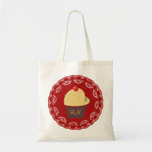 Bolso De Tela Cubierta Cubierta -Doily Lace Personalizado Texto