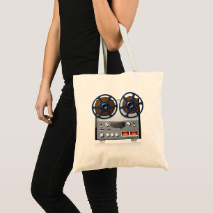Bolso De Tela Cubierta de cinta de tambor de época