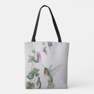 Bolso De Tela Cubierta de color agua elegante del Jardín Hummin