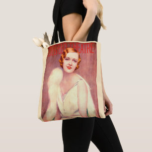 Bolso De Tela Cubierta del programa de teatro Ziegfeld de 1928