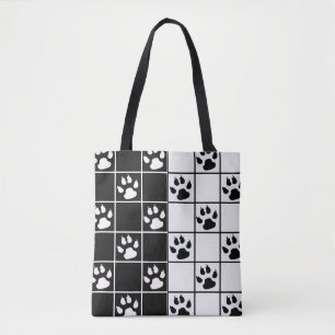 Bolso De Tela Cubo blanco negro de cristal de ventana retráctil