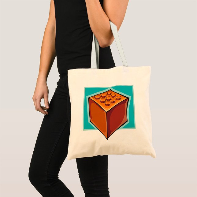 Bolso De Tela Cubo marrón (Subido por el creador)