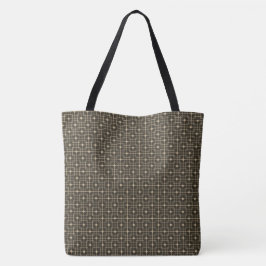 Bolso De Tela Cubos Filtrados Y Cubicos Apuntan A Patrón Chino