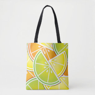 Bolso De Tela Cuchillas de cítricos funky