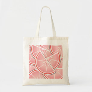 Bolso De Tela Cuchillas de pomelo rosa funky