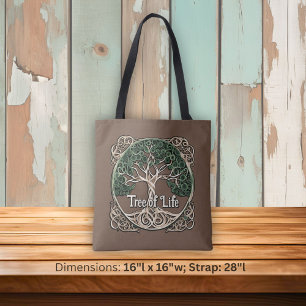Bolso De Tela Cuchillo de papel de árbol de vida