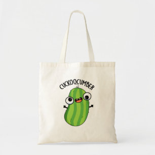 Bolso De Tela Cuckoocumber Funny Veggie Cucumber Pun