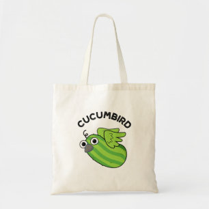 Bolso De Tela Cucumbird Funny Veggie Cucumber Pun
