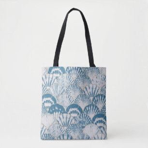 Bolso De Tela Cuello marino acuático ondas japonesas sin costura