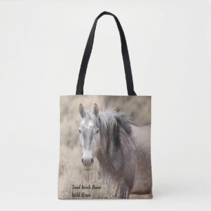 Bolso De Tela Cuenca de lavado de arena Caballos salvajes