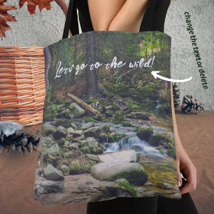 Bolso De Tela Cuenca del bosque