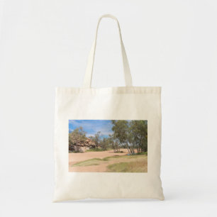 Bolso De Tela Cuenca del río Todd cerca de Alice Springs
