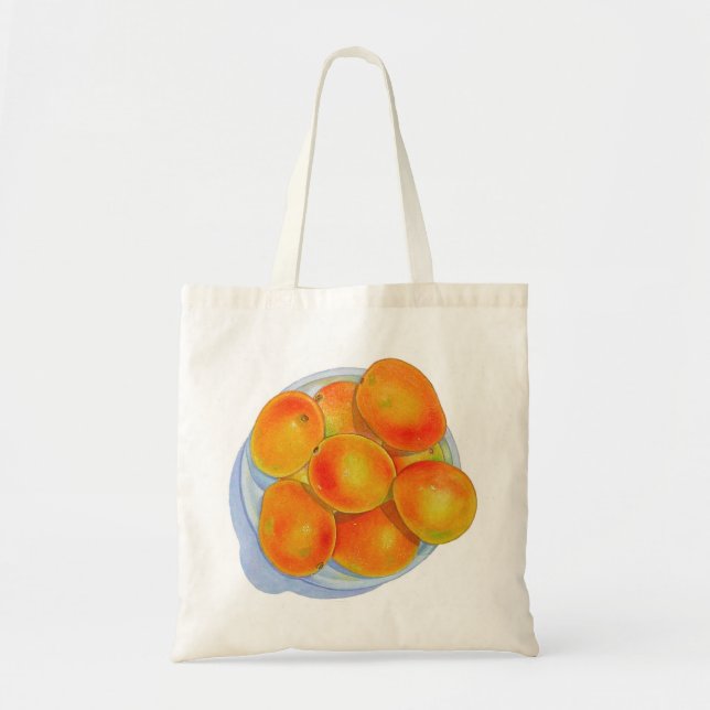 Bolso De Tela Cuenco de mangos (Frente)