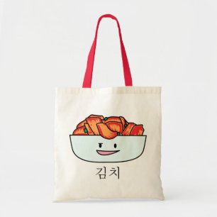 Bolso De Tela Cuenco feliz de Kimchi Kimchee - diseños felices