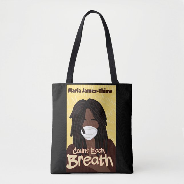 Bolso De Tela Cuenta Cada Aliento  (Anverso)