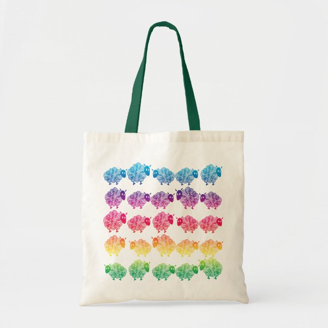 Bolso De Tela Cuenta de ovejas (Frente)