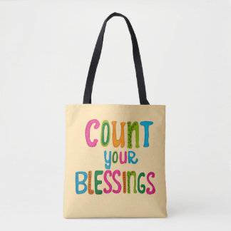 Bolso De Tela Cuenta tus Bendiciones