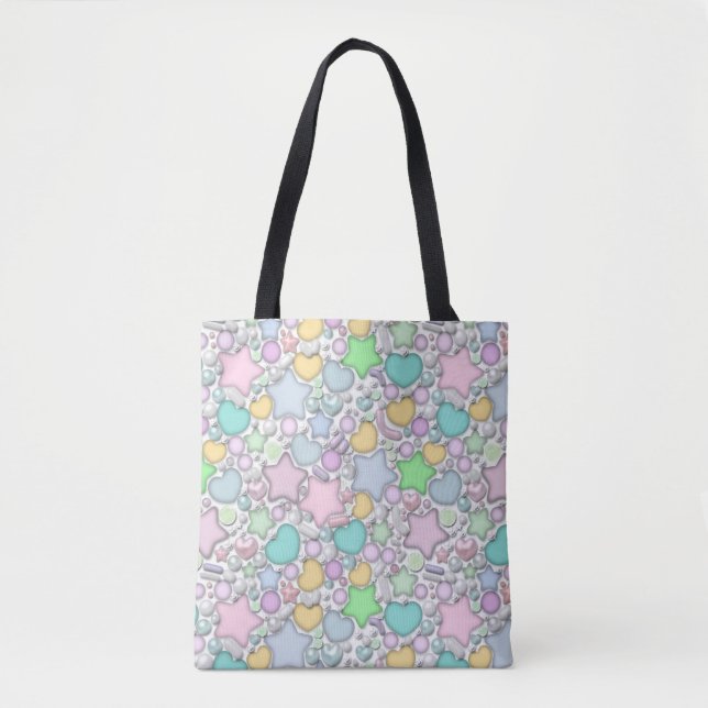Bolso De Tela Cuentas de vidrio, joyería (Anverso)