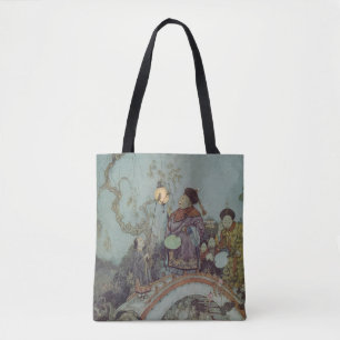 Bolso De Tela Cuento de Hadas Antiguo, Ruiseñor de Edmund Dulac