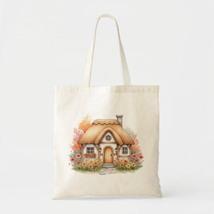 Bolso De Tela Cuento de Hadas Casa Pequeña Encantadora Favor de