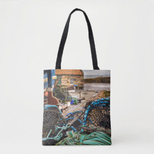 Bolso De Tela Cuerdas y potes de langosta el Pittenweem,