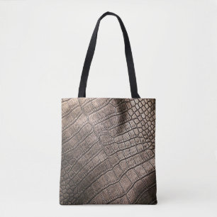 Bolso De Tela Cuero elegante de primer plano: patrón texturado