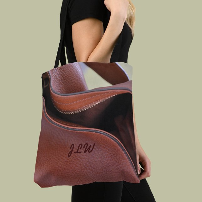 Bolso De Tela Cuero falso marrón personalizado (Subido por el creador)