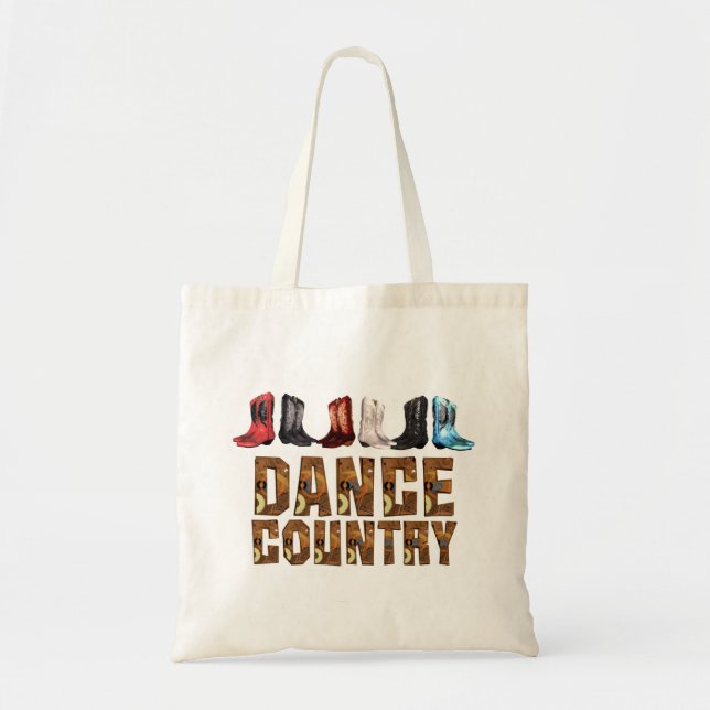 Bolso De Tela Cuerpo de baile del país de la CAMISETA (Frente)