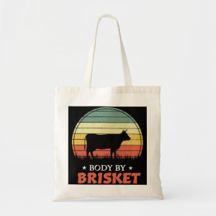 Bolso De Tela cuerpo de los hombres por brisket bbq cocina de pa