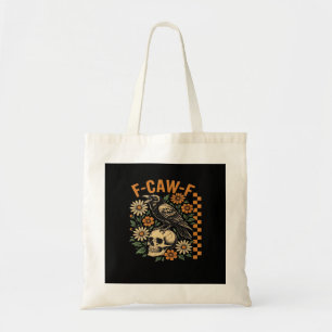 Bolso De Tela Cuervo Cuervo F-Caw-F Cool Único
