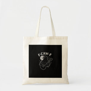 Bolso De Tela Cuervo de guitarra divertido F Caw Halloween estil