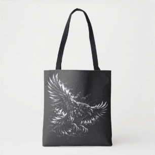 Bolso De Tela Cuervo gótico – por BurnsInHell