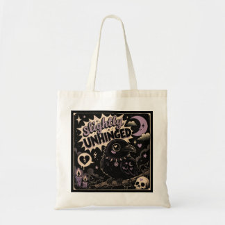 Bolso De Tela Cuervo Ligeramente Desequilibrado
